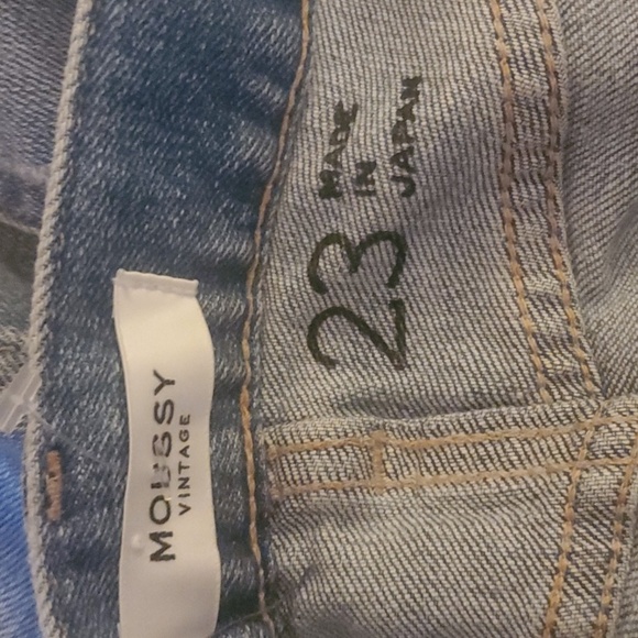 Moussy Vintage Faded Blue Ripped Light Blue Distressed Skinny Jeans Womens Sz 23 - Picture 15 of 16